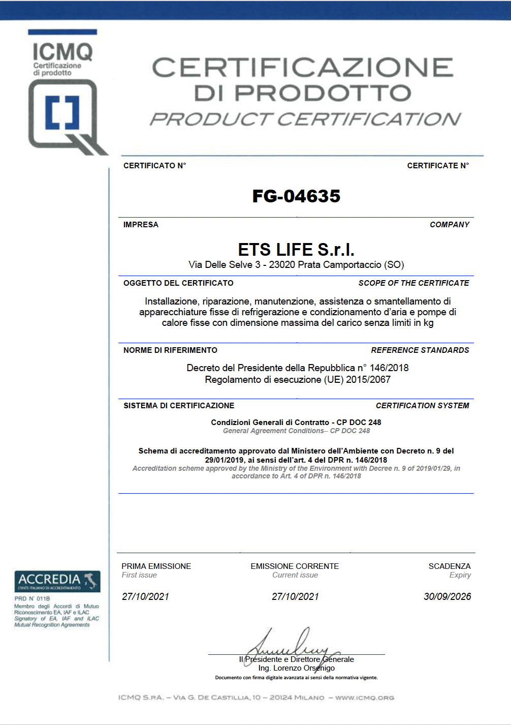 Screenshot 2025-04-22 alle 213611 Certificazioni